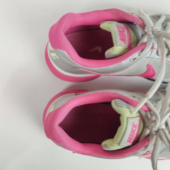 NIKE‎ Girls Gray Pink Dual Fusion Athletic Sneakers Size 4Y Lace-up Tennis Shoes - Picture 7 of 10
